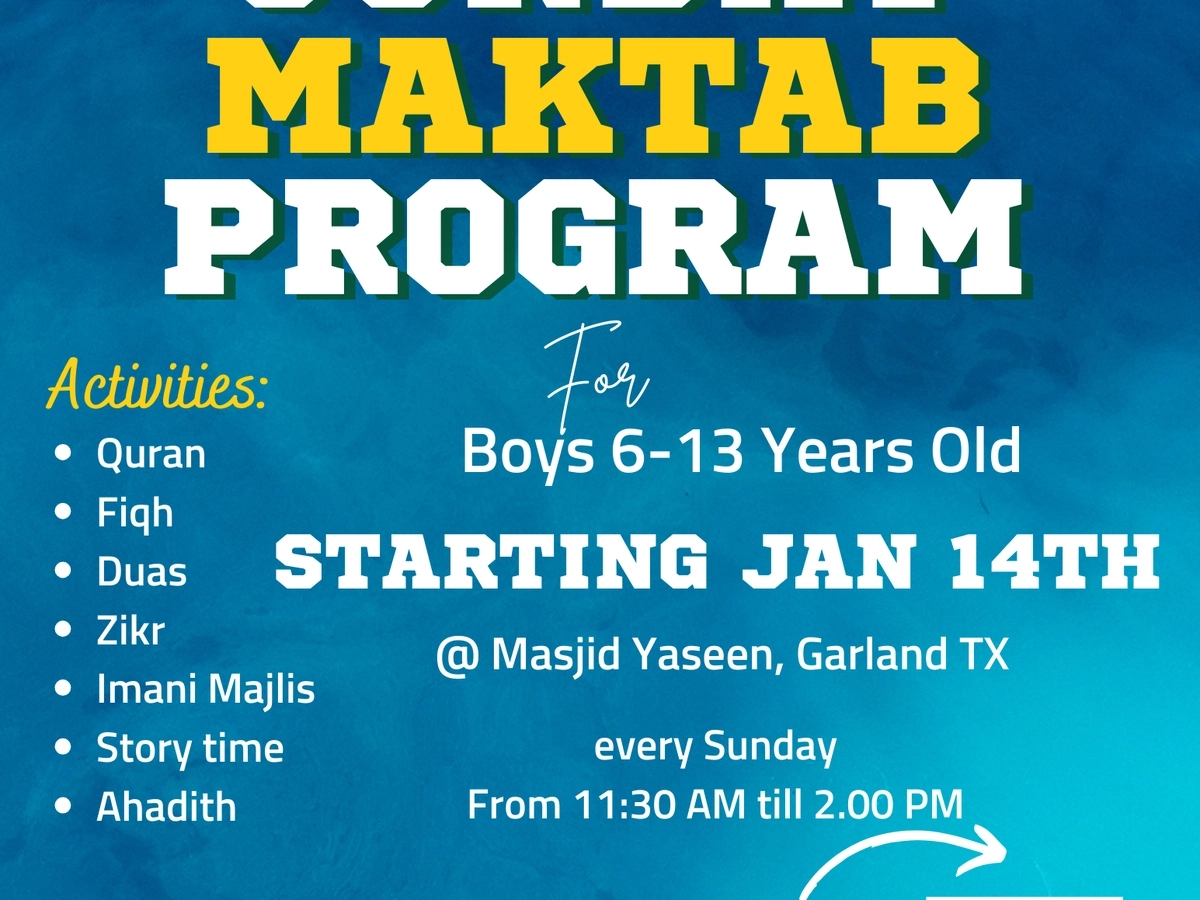 Sunday Maktab Program