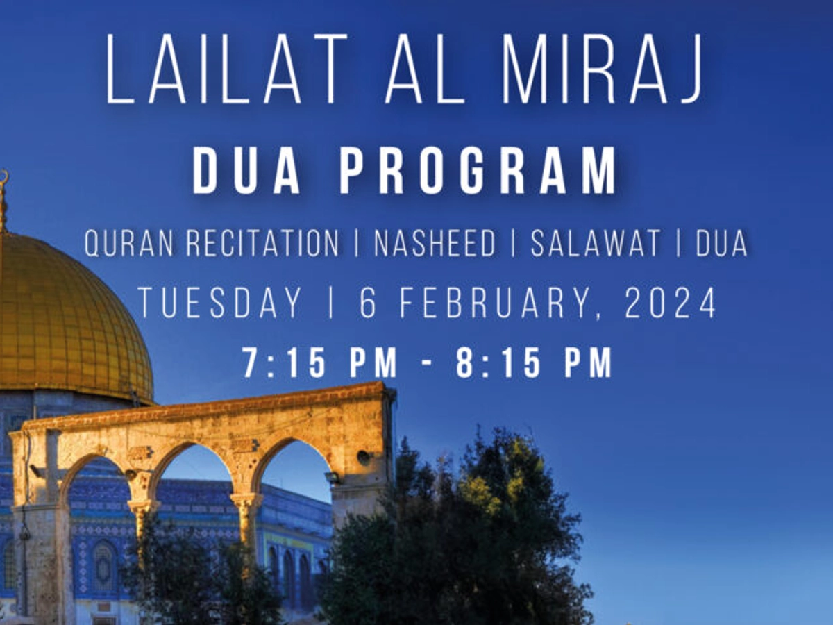 Laylat al-Miraj & Dua Program