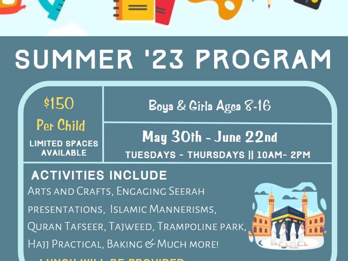  Summer Program 23 (Tuesday-Thursday)