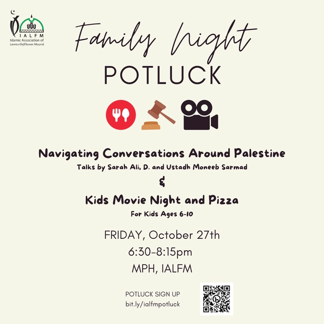  Family Night Potluck