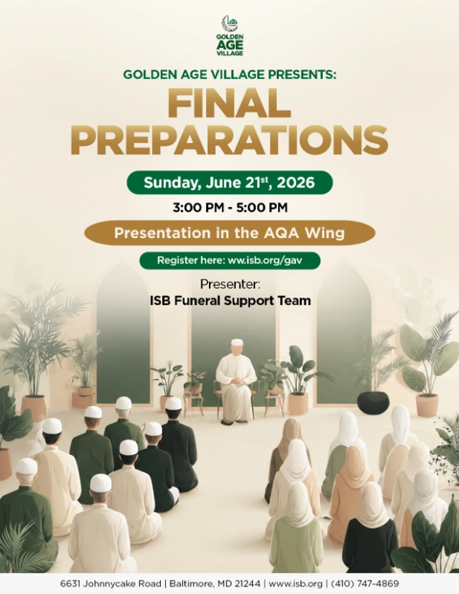 Final Preparations