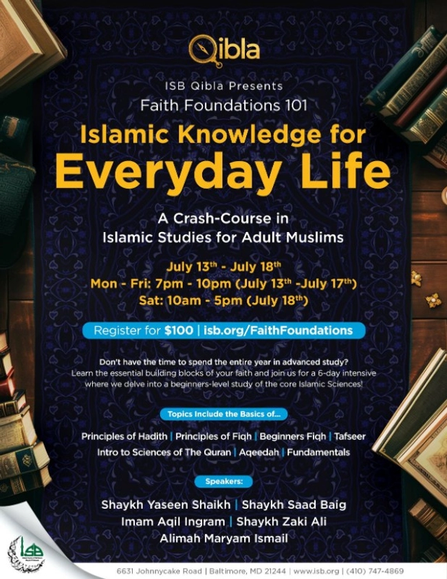 Faith Foundations 101: Islamic Knowledge for Everyday Life