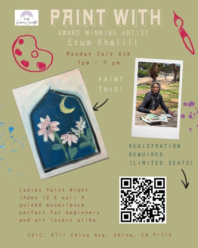 Paint With Erum Khalili - Ladies Paint Night