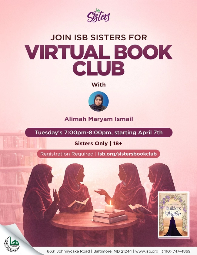 ISB Sisters Virtual Book Club