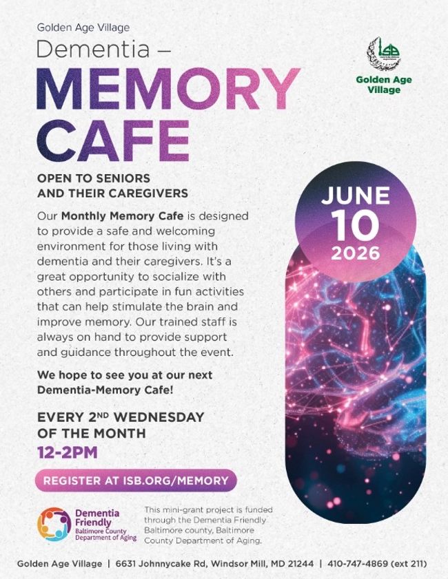 Dementia – Memory Cafe