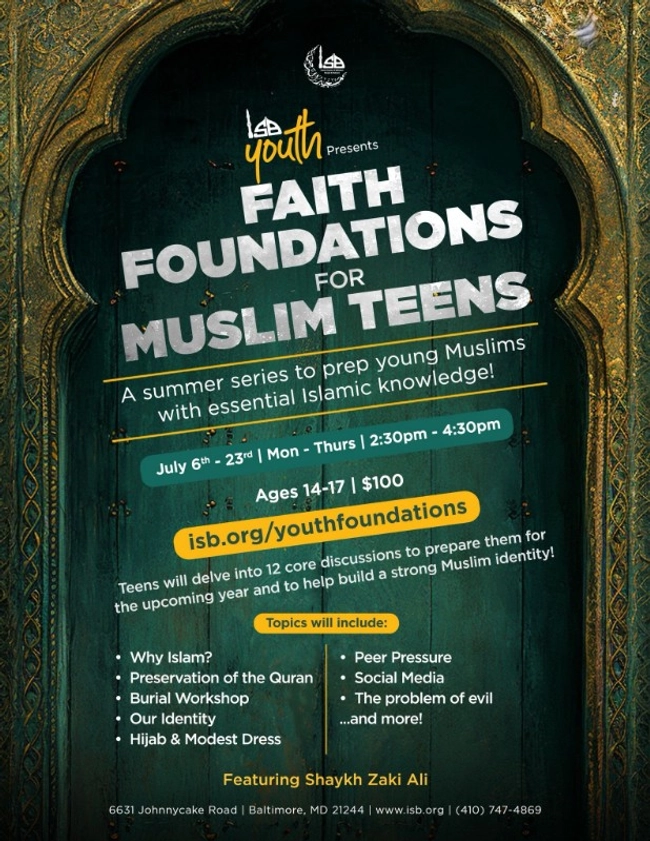 Faith Foundations for Muslim Teens