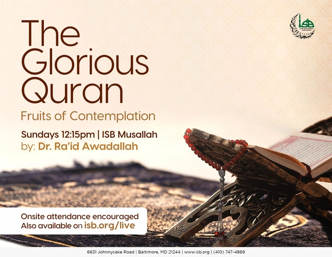 The Glorious Quran: Fruits of Contemplation