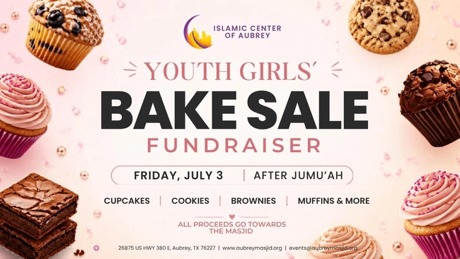 Youth Girls' Bake Sale Fundraiser