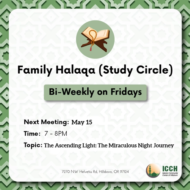 Family Halaqa (Study Circle)