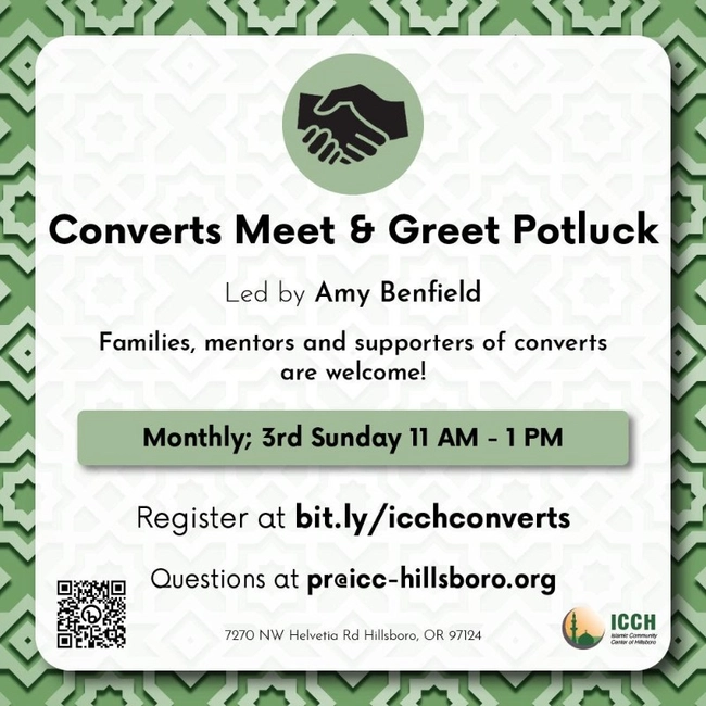 Converts Meet & Greet Potluck