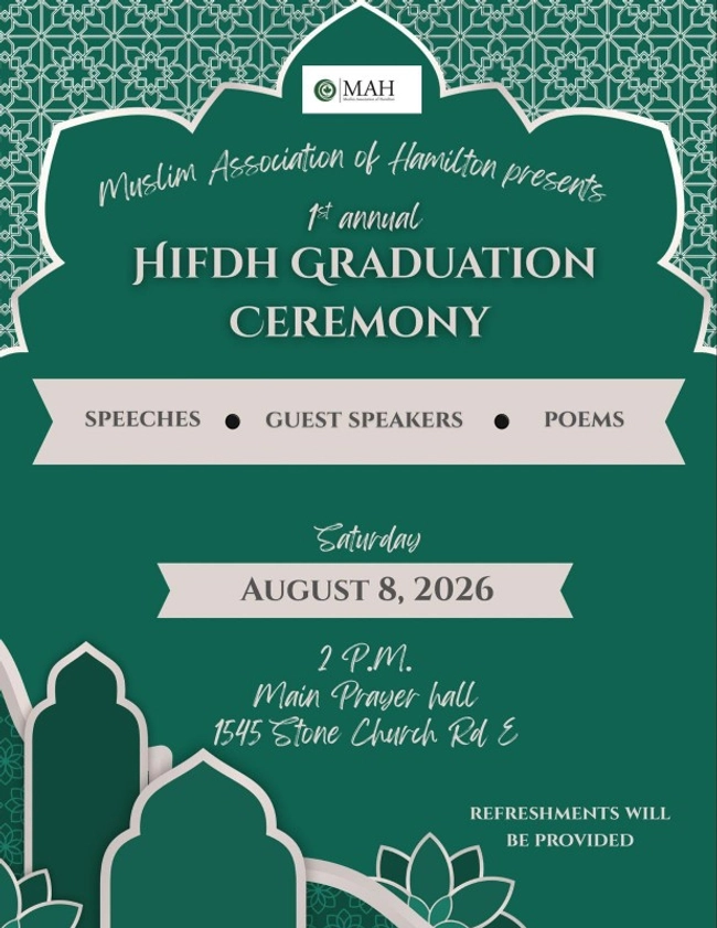 1st Annual Hifdh Graduation Ceremony