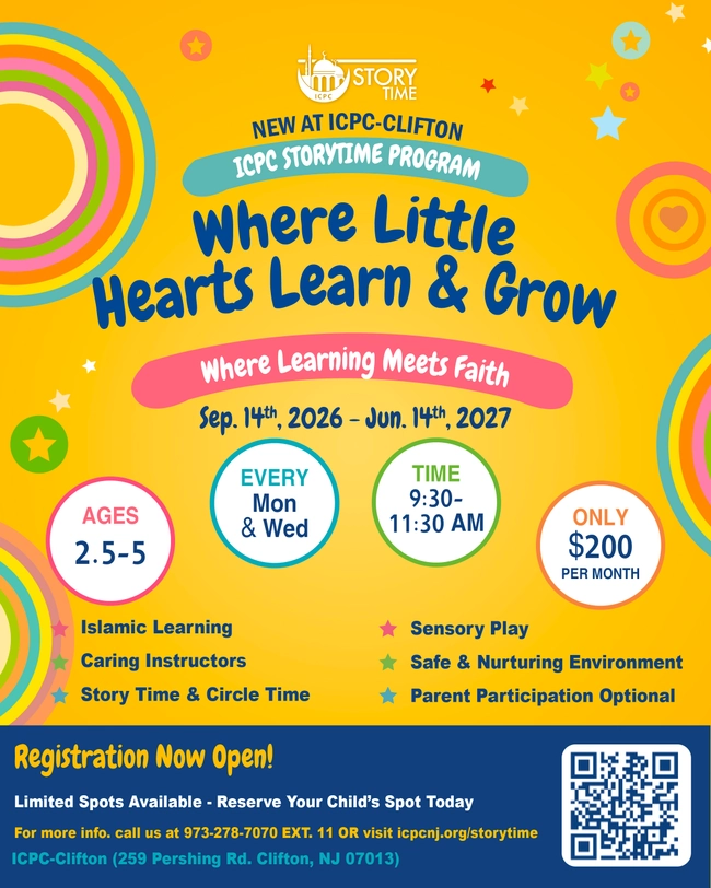 ICPC Storytime Program: Where Little Hearts Learn & Grow