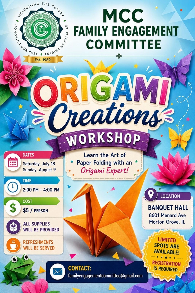 Origami Creations Workshop Sessions 2