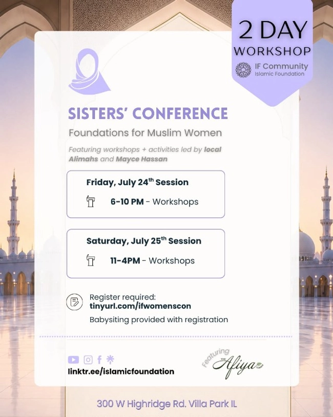 Sisters' Conference: Foundations for Muslim Women Day- 2