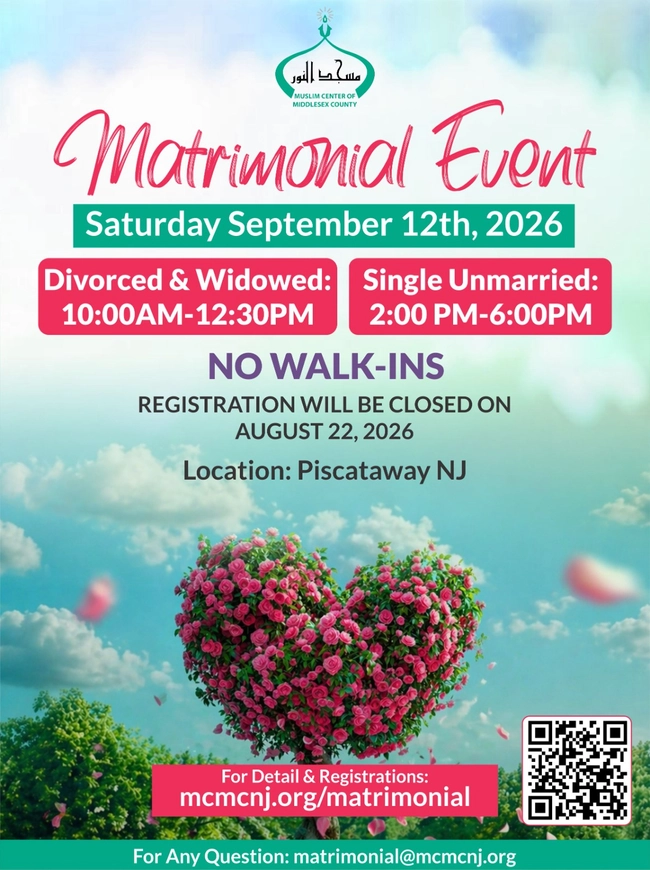 Matrimonial Event: Divorced & Widowed Session