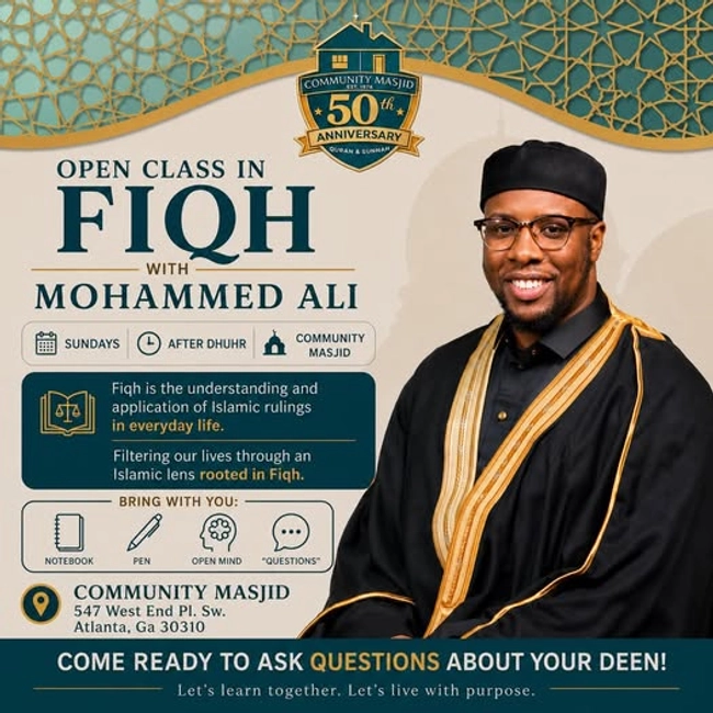 Open Class in Fiqh with Mohammed Ali