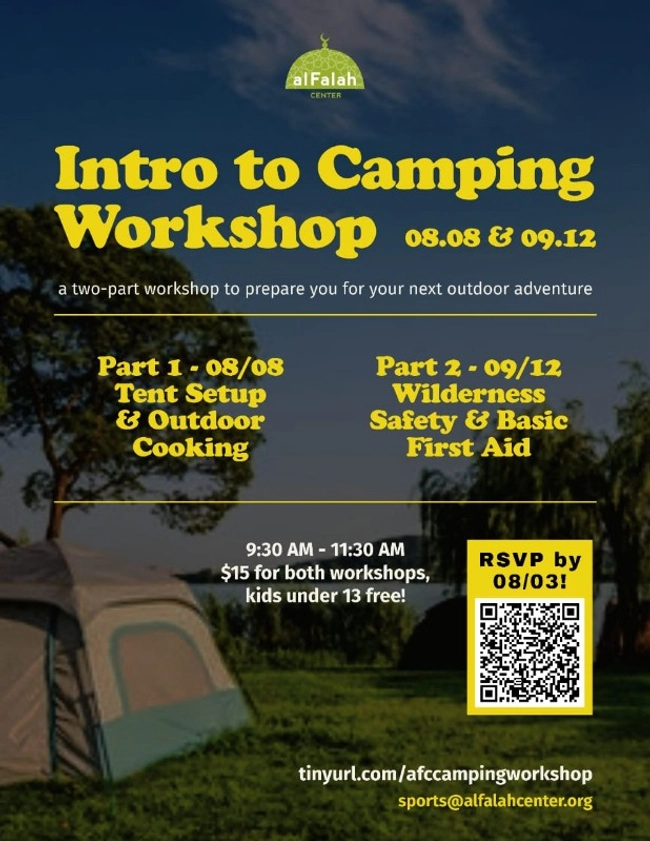 Intro to Camping Workshop: Part 2 - Wilderness Safety & Basic First Aid