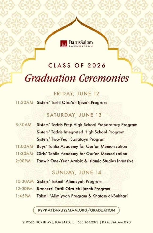 Sisters’ Tadris Integrated High School Program Graduation