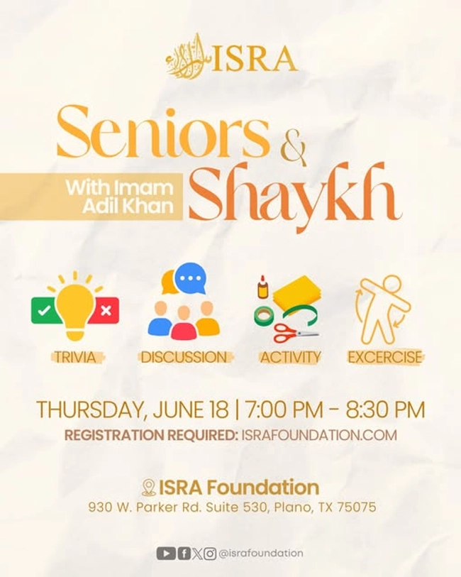 Seniors & Shaykh with Imam Adil Khan