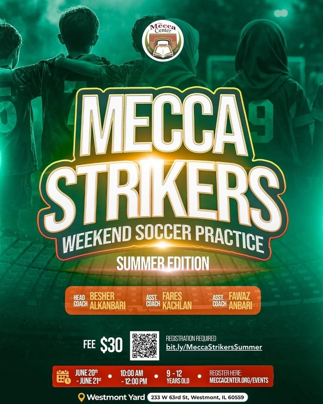Mecca Strikers Weekend Soccer Practice: Summer Edition