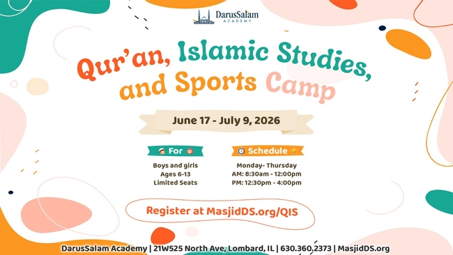 Qur’an, Islamic Studies, and Sports Camp