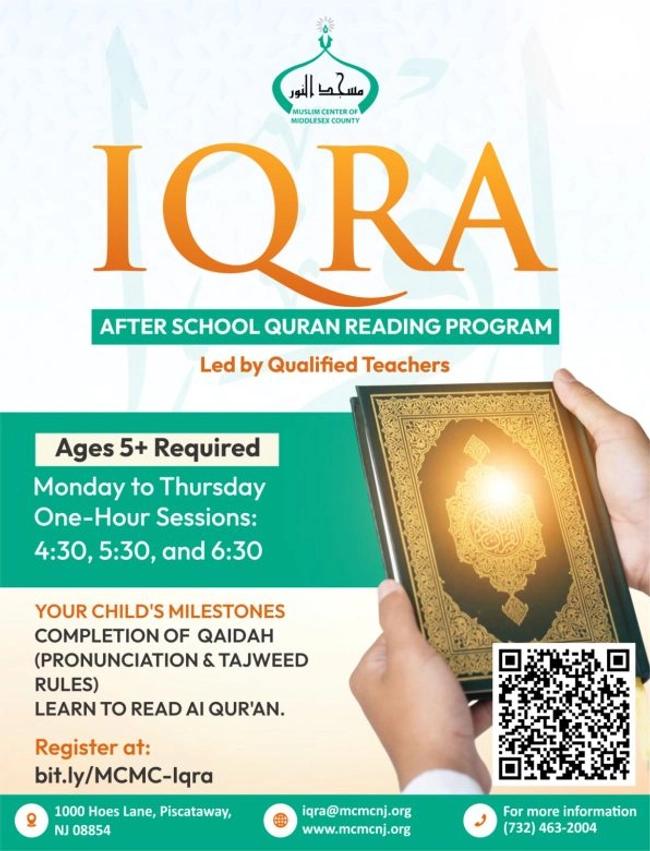 IQRA After School Quran Reading Program