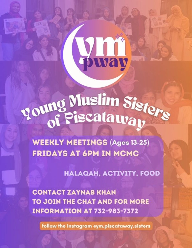 Young Muslim Sisters of Piscataway Weekly Meeting