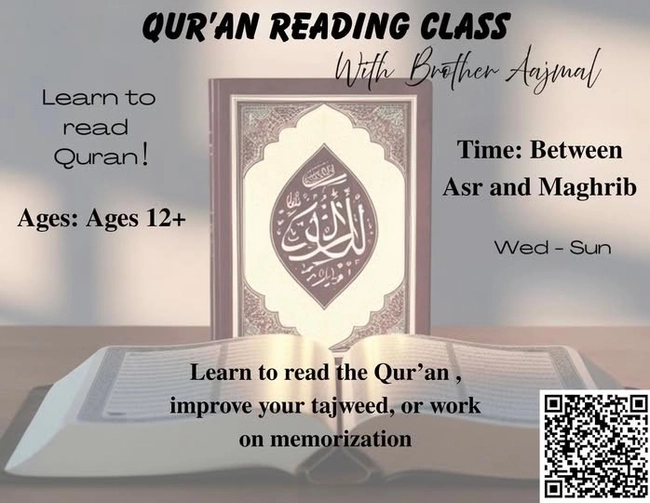 Qur'an Reading Class with Brother Ajmal