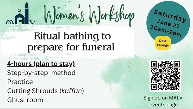 Women's Workshop: Ritual Bathing to Prepare for Funeral