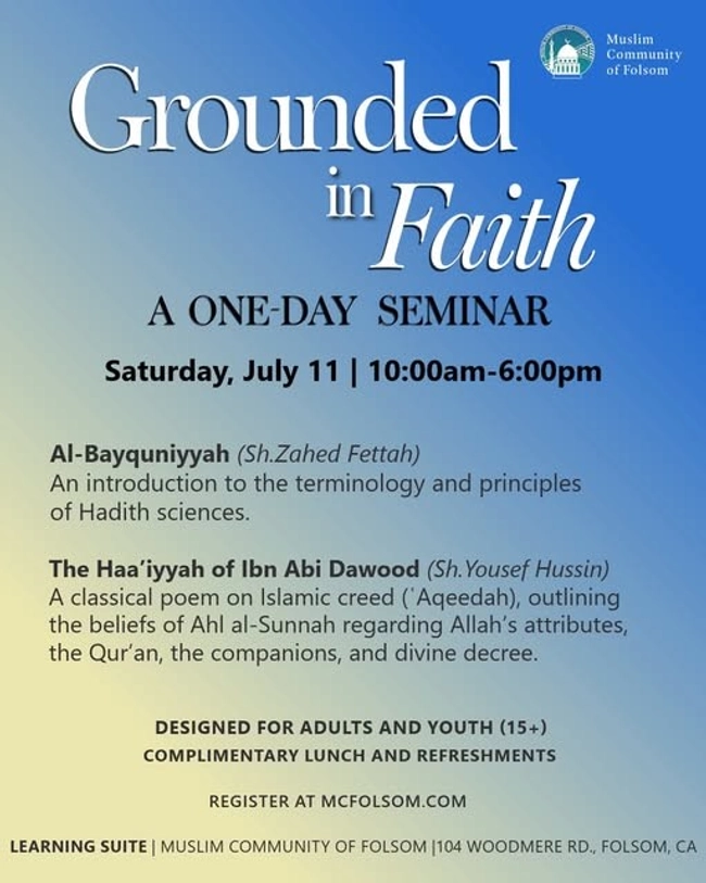 Grounded in Faith: A One-Day Seminar