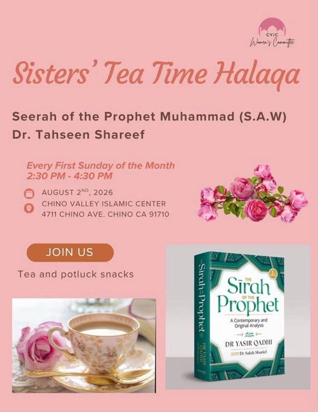 Sisters’ Tea Time Halaqa