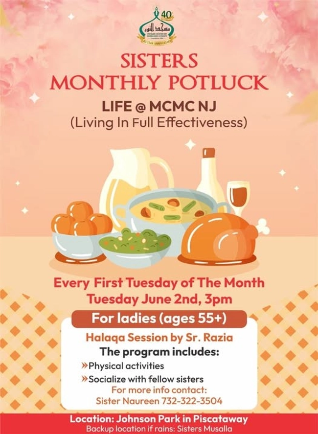 Sisters Monthly Potluck