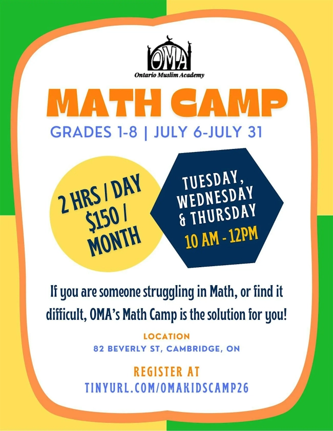 OMA Math Camp 2026
