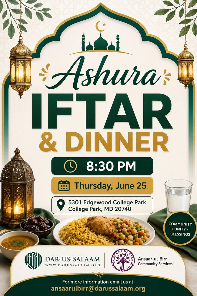 Ashura Iftar & Dinner