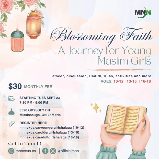 Blossoming Faith: A Journey for Young Muslim Girls