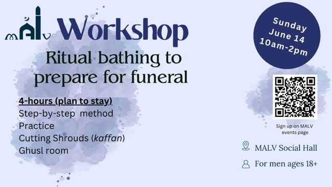 Workshop: Ritual bathing to prepare for funeral