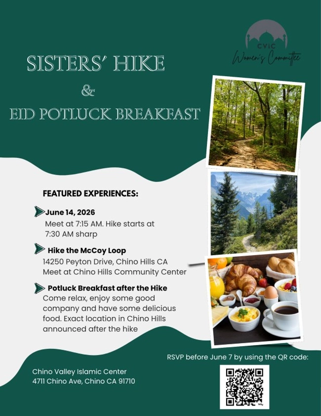 Sisters' Hike & Eid Potluck Breakfast