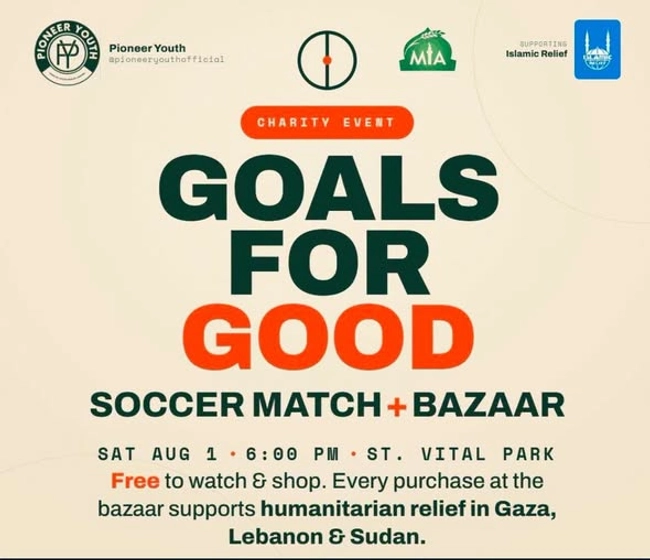 Goals for Good: Soccer Match + Bazaar