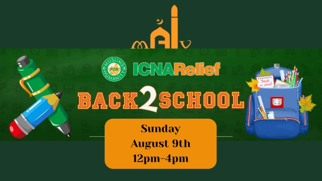 ICNA Relief Back 2 School
