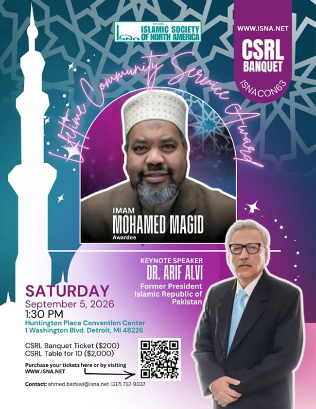 CSRL Banquet - ISNA Lifetime Community Service Award