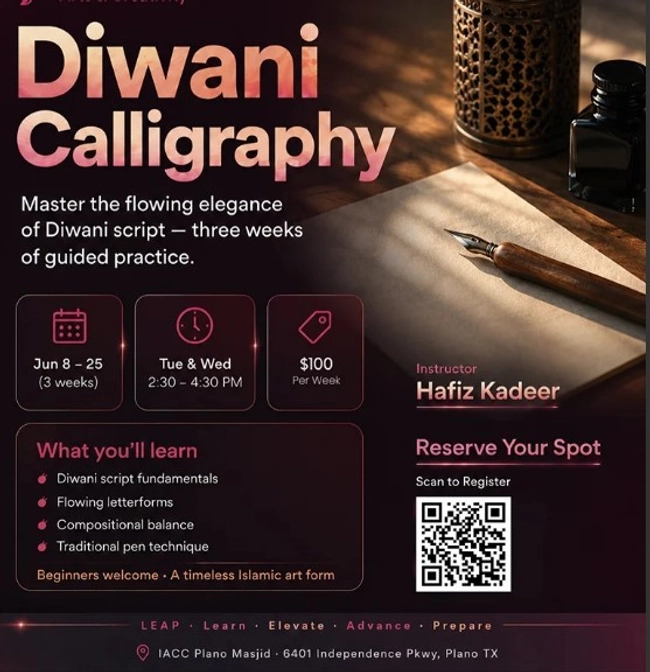 Diwani Calligraphy Workshop