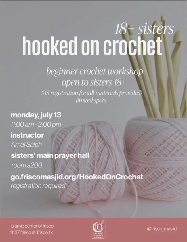Hooked on Crochet: Beginner Crochet Workshop