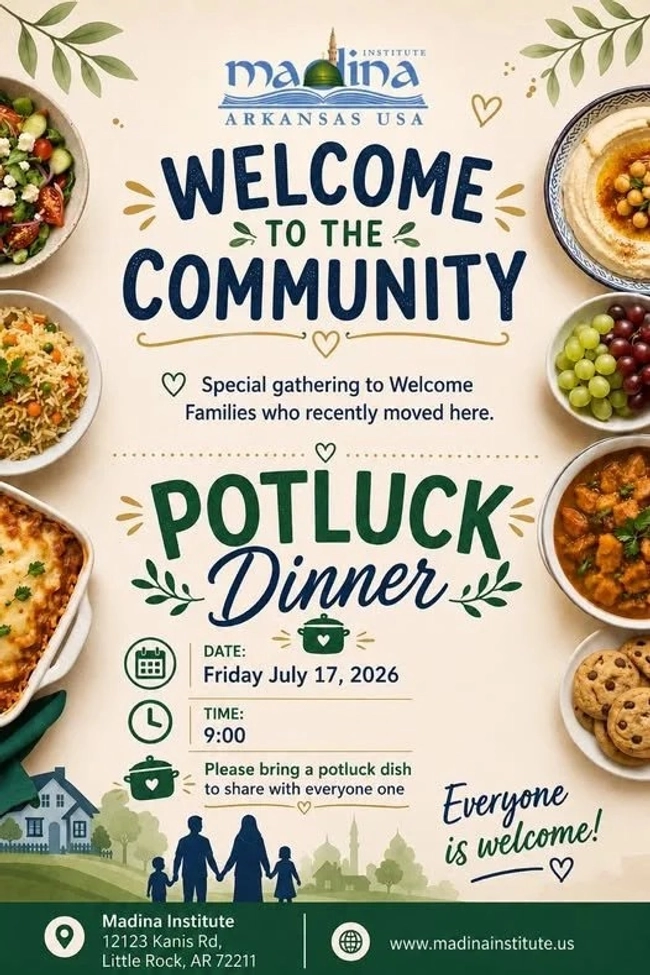 Welcome to the Community Potluck Dinner