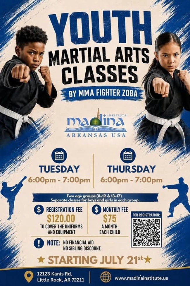 Youth Martial Arts Classes (Tuesday)