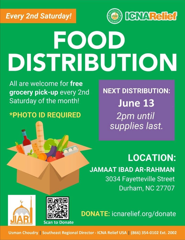 ICNA Relief Food Distribution