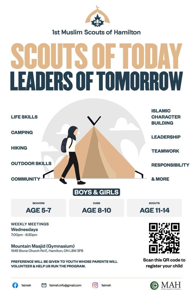 1st Muslim Scouts of Hamilton Weekly Meetings