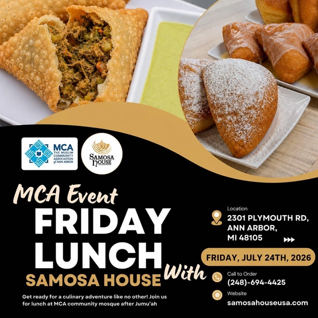 MCA Event: Friday Lunch with Samosa House