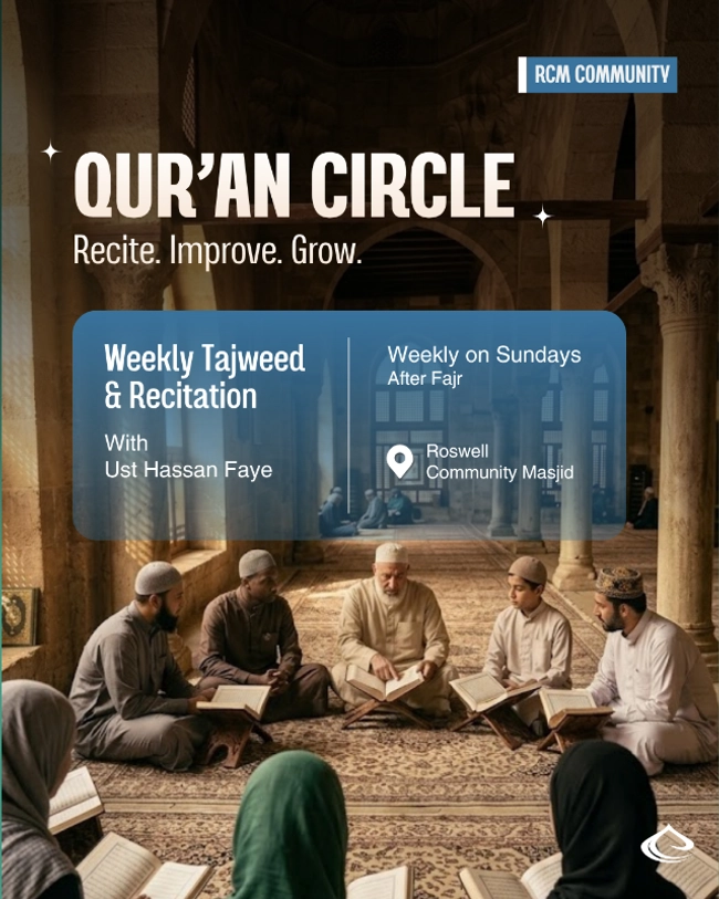 Qur'an Circle: Weekly Tajweed & Recitation
