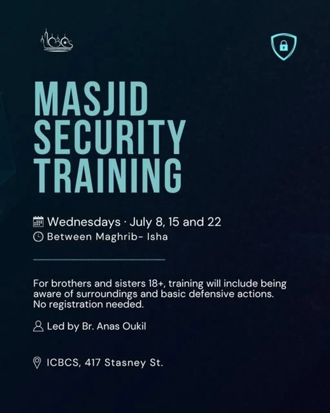 Masjid Security Training