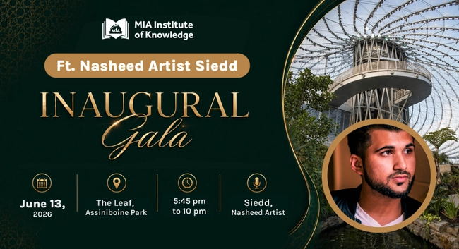 Inaugural Gala ft. Nasheed Artist Siedd